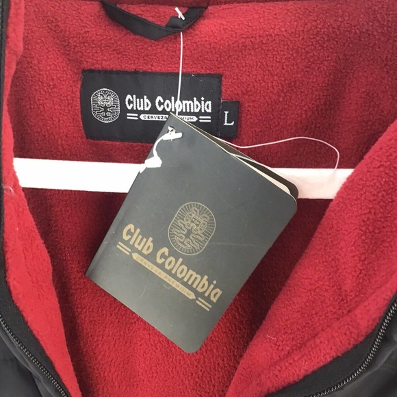Columbia Club Colombia Fleece Nylon Jacket Unisex Size Large Black New NWT - Picture 6 of 12